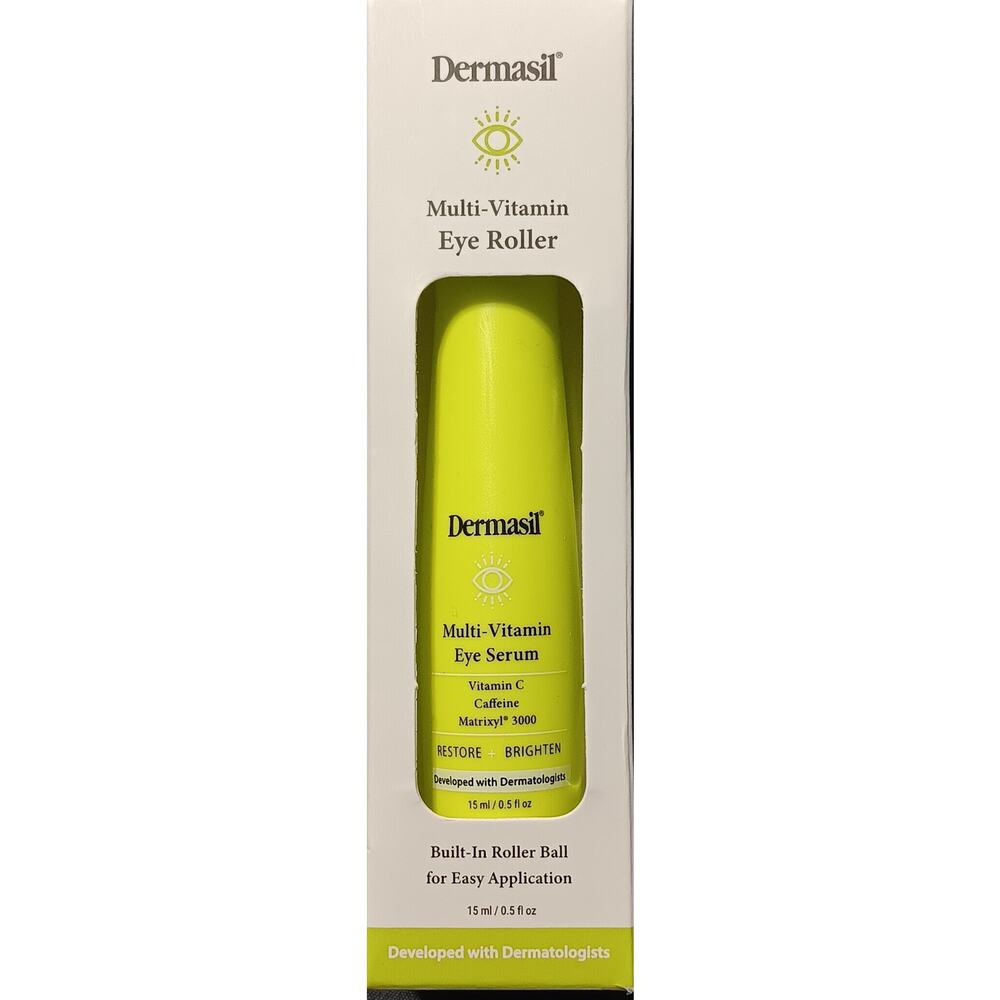 Dermasil Multi-Vitamin Eye Roller Containing Vitamin C, Caffeine & Matrixyl 3000